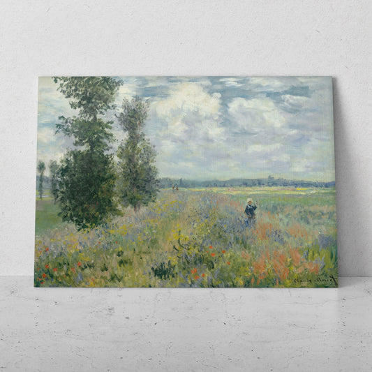 Campo de amapolas cerca de Argenteuil- Claude Monet (Horizontal)