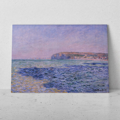 Los acantilados en Pourville - Claude Monet (Horizontal)