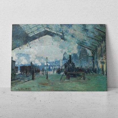 Gare Saint-Lazare - Claude Monet (Horizontal)