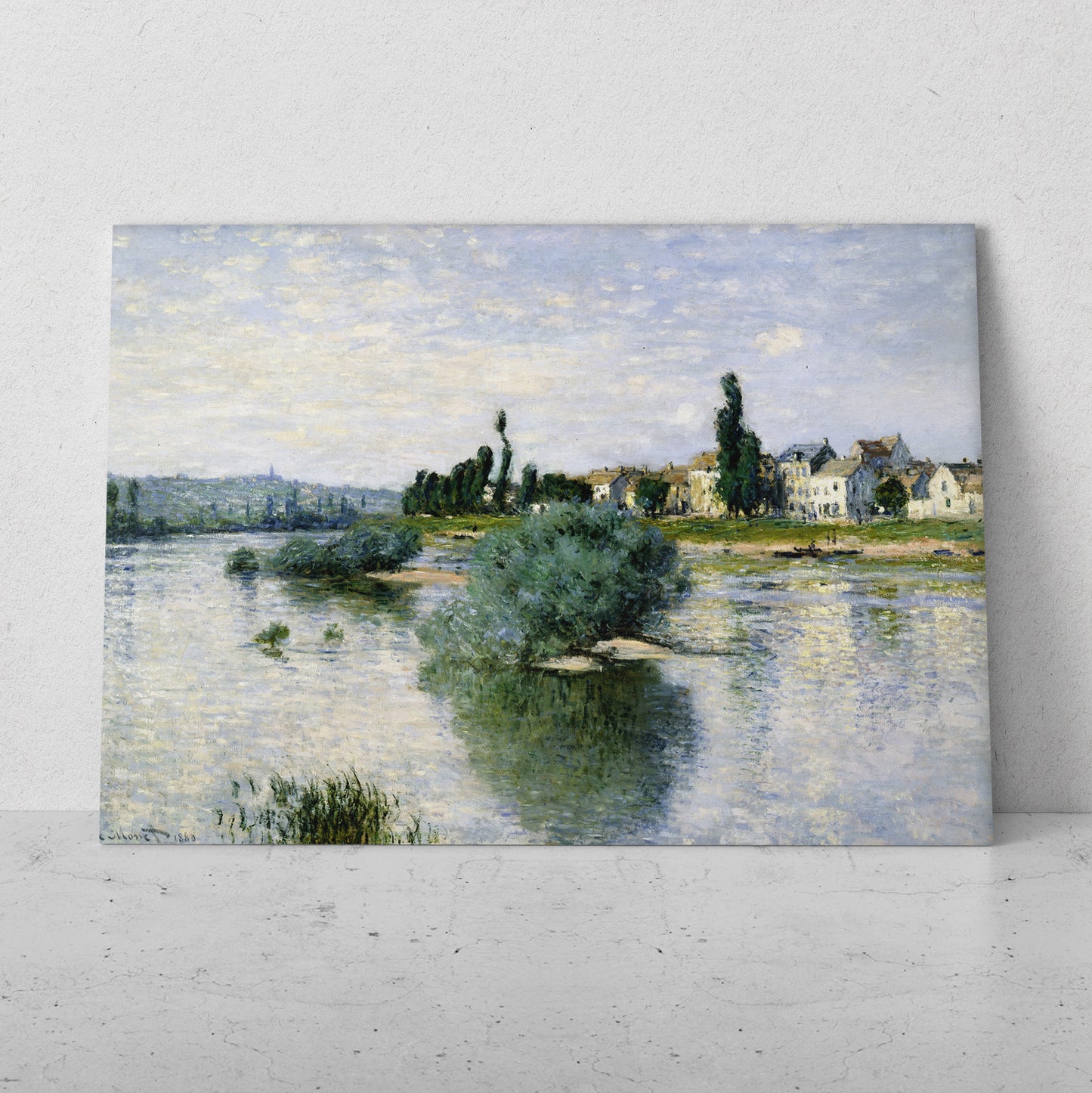 El Sena en Lavacourt - Claude Monet (Horizontal)