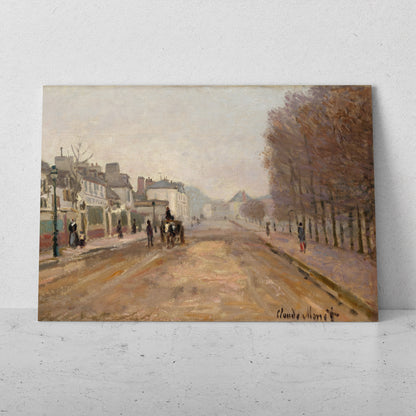 Boulevard Héloïse - Claude Monet (Horizontal)