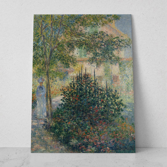 Camille Monet en el jardín de Argenteuil- Claude Monet (Vertical)