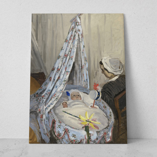 La cuna - Claude Monet (Vertical)