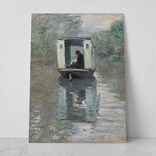 El Barco-Estudio - Claude Monet (Vertical)