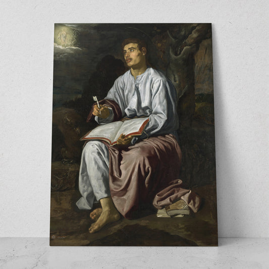 San Juan en Patmos - Diego Velázquez (Vertical)