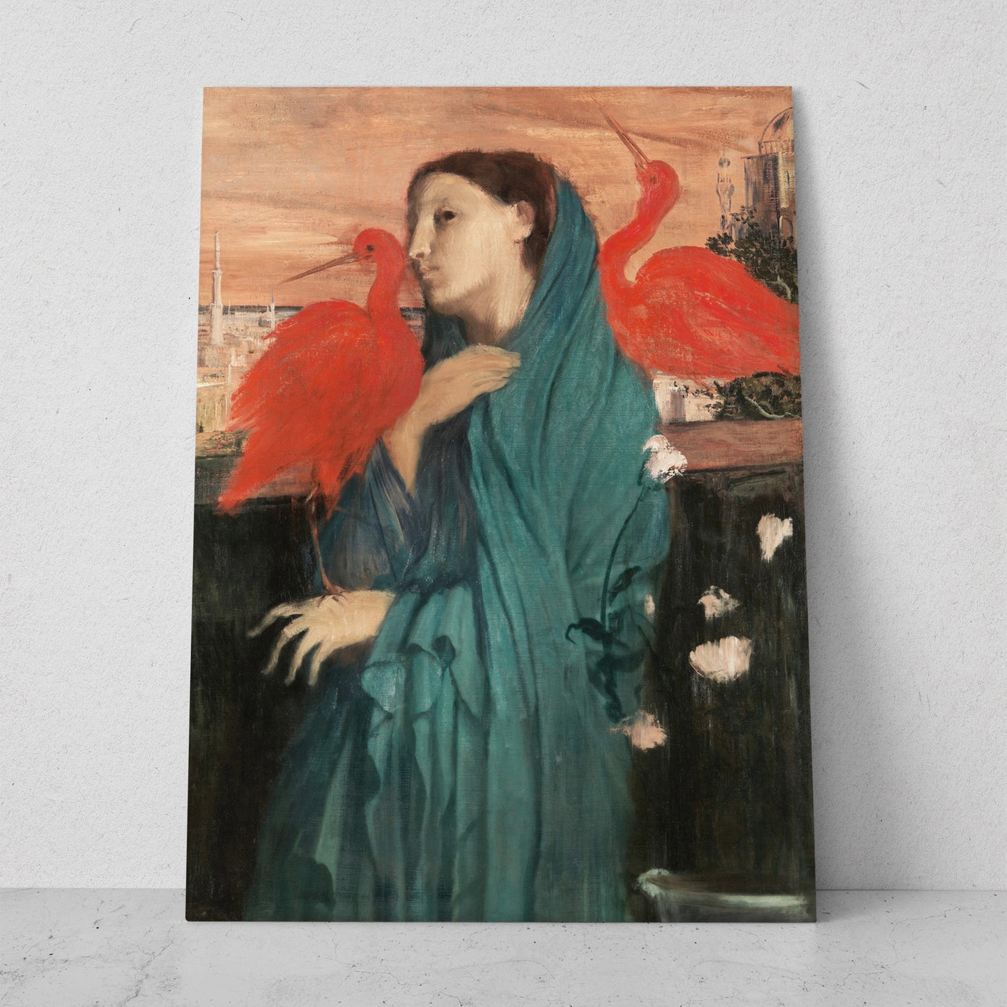 Joven con Ibis- Edgar Degas (Vertical)