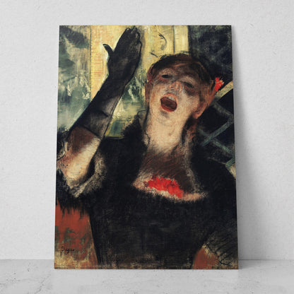 Café Singer - Edgar Degas (Vertical)