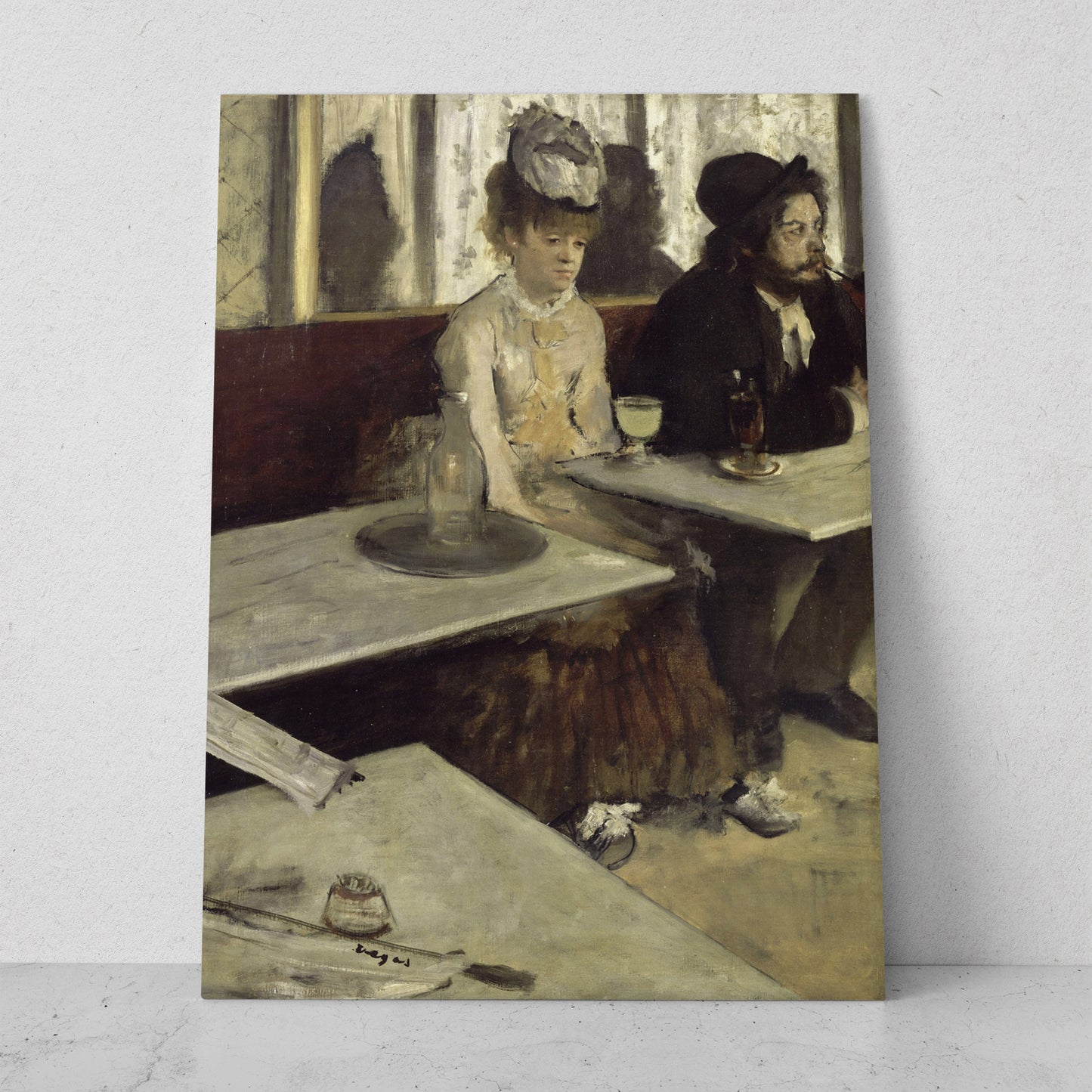 El ajenjo - Edgar Degas (Vertical)