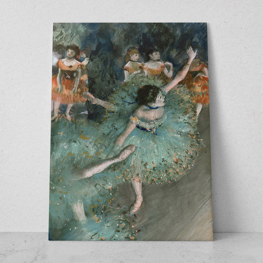 Bailarina verde - Edgar Degas (Vertical)