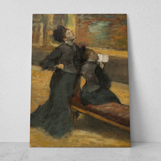 Visita a un museo - Edgar Degas (Vertical)