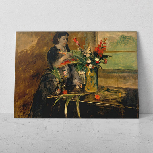 Retrato de Estelle Musson Degas - Edgar Degas (Horizontal)