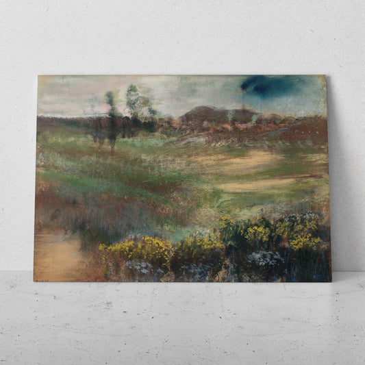 Paisaje con chimeneas - Edgar Degas (Horizontal)