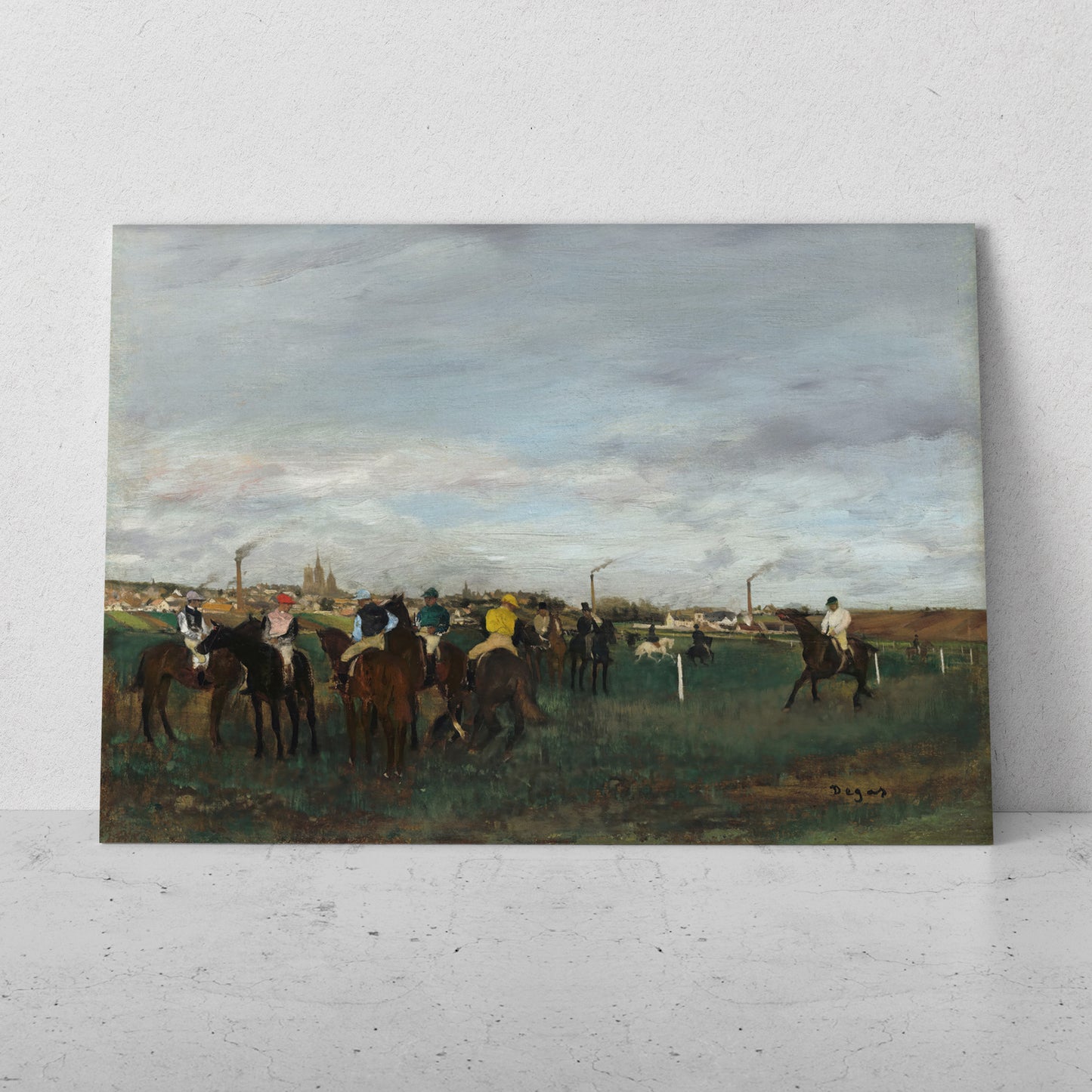 Las Carreras - Edgar Degas (Horizontal)