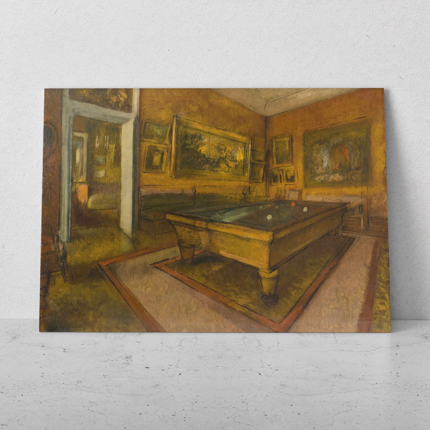 Sala de billar - Edgar Degas (Horizontal)