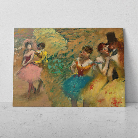 Tres bailarinas - Edgar Degas (Horizontal)