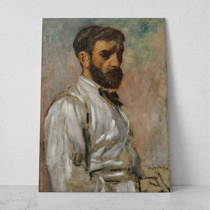 Retrato de Léon Bonnat - Edgar Degas (Vertical)