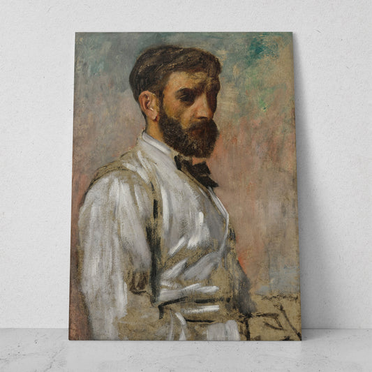 Retrato de Léon Bonnat - Edgar Degas (Vertical)