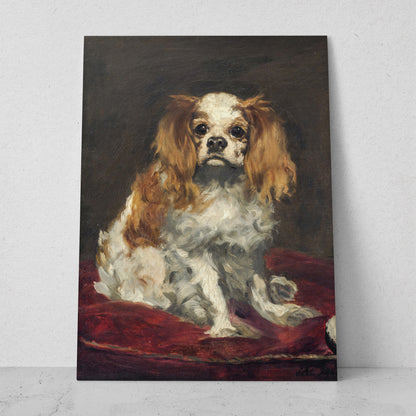 Un Rey Carlos Spaniel - Edouard Manet (Vertical)