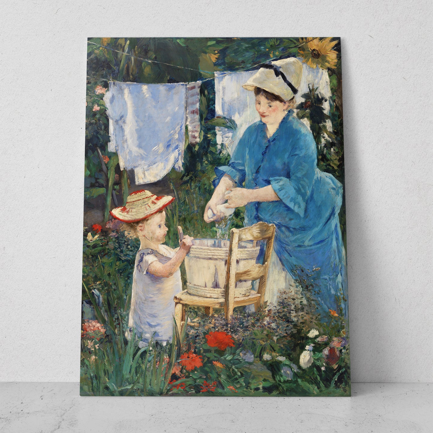 La Lavandería - Edouard Manet (Vertical)