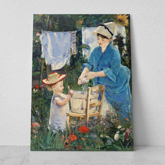 La Lavandería - Edouard Manet (Vertical)