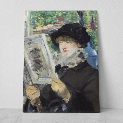 Mujer leyendo - Edouard Manet (Vertical)