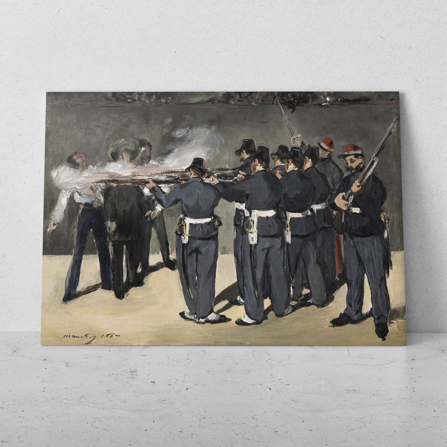 La ejecución de Maximiliano - Edouard Manet (Horizontal)