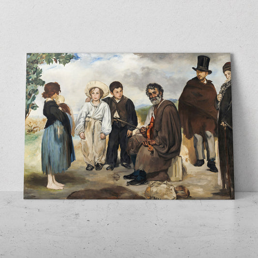 El viejo músico - Edouard Manet (Horizontal)