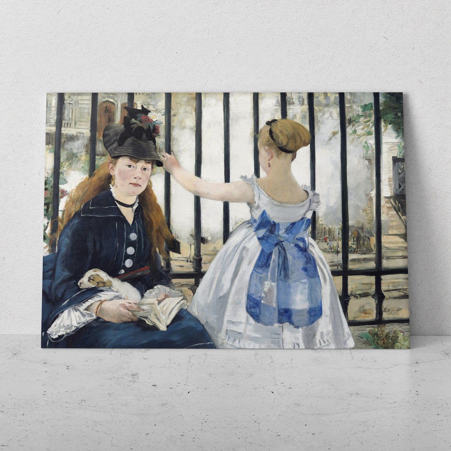 El Ferrocarril - Edouard Manet (Horizontal)