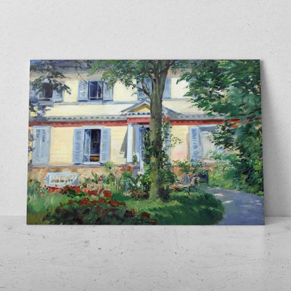 La casa en Rueil - Edouard Manet (Horizontal)