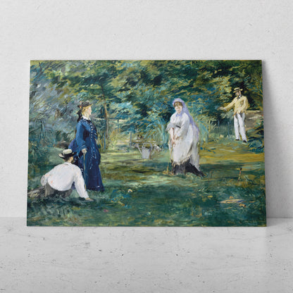 La partida de croquet - Edouard Manet (Horizontal)