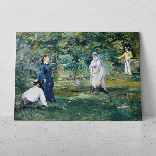 La partida de croquet - Edouard Manet (Horizontal)