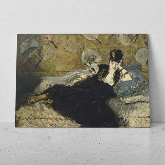 Dama con abanicos - Edouard Manet (Horizontal)