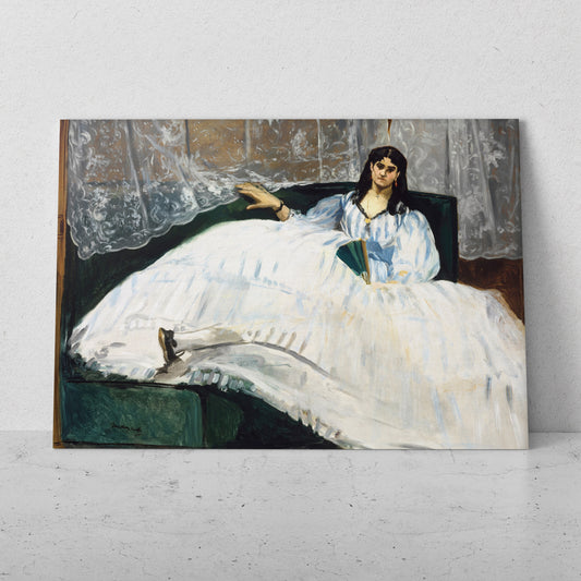 Mujer con abanico - Edouard Manet (Horizontal)