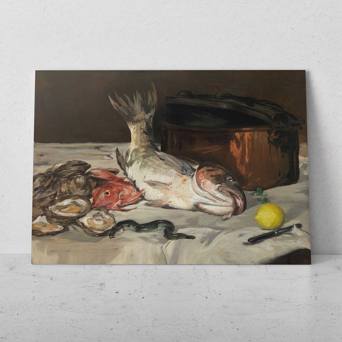 Pescado - Edouard Manet (Horizontal)