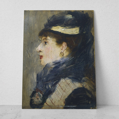 Retrato de una dama - Edouard Manet (Vertical)