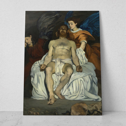 Cristo muerto con ángeles - Edouard Manet (Vertical)
