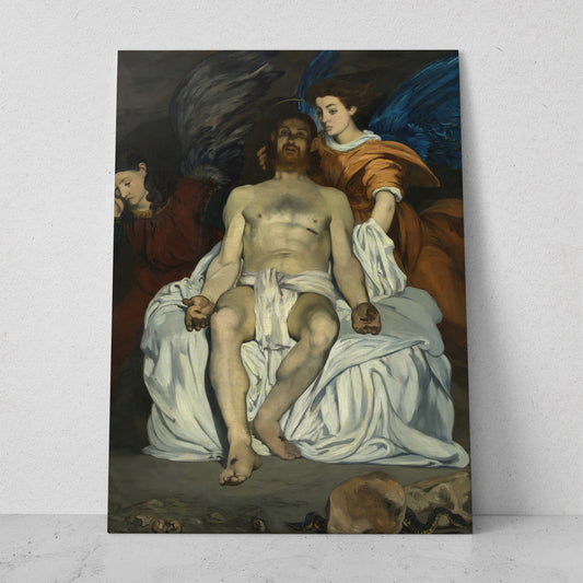 Cristo muerto con ángeles - Edouard Manet (Vertical)