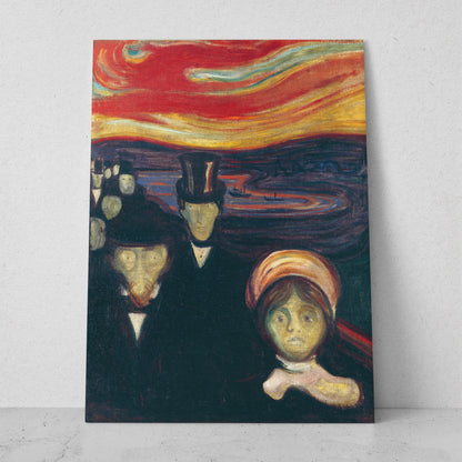 Ansiedad - Edvard Munch (Vertical)