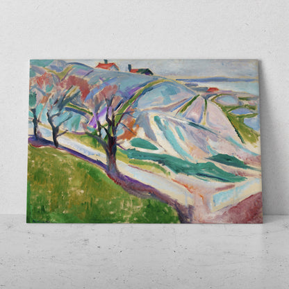 Paisaje, Kragerø - Edvard Munch (Horizontal)