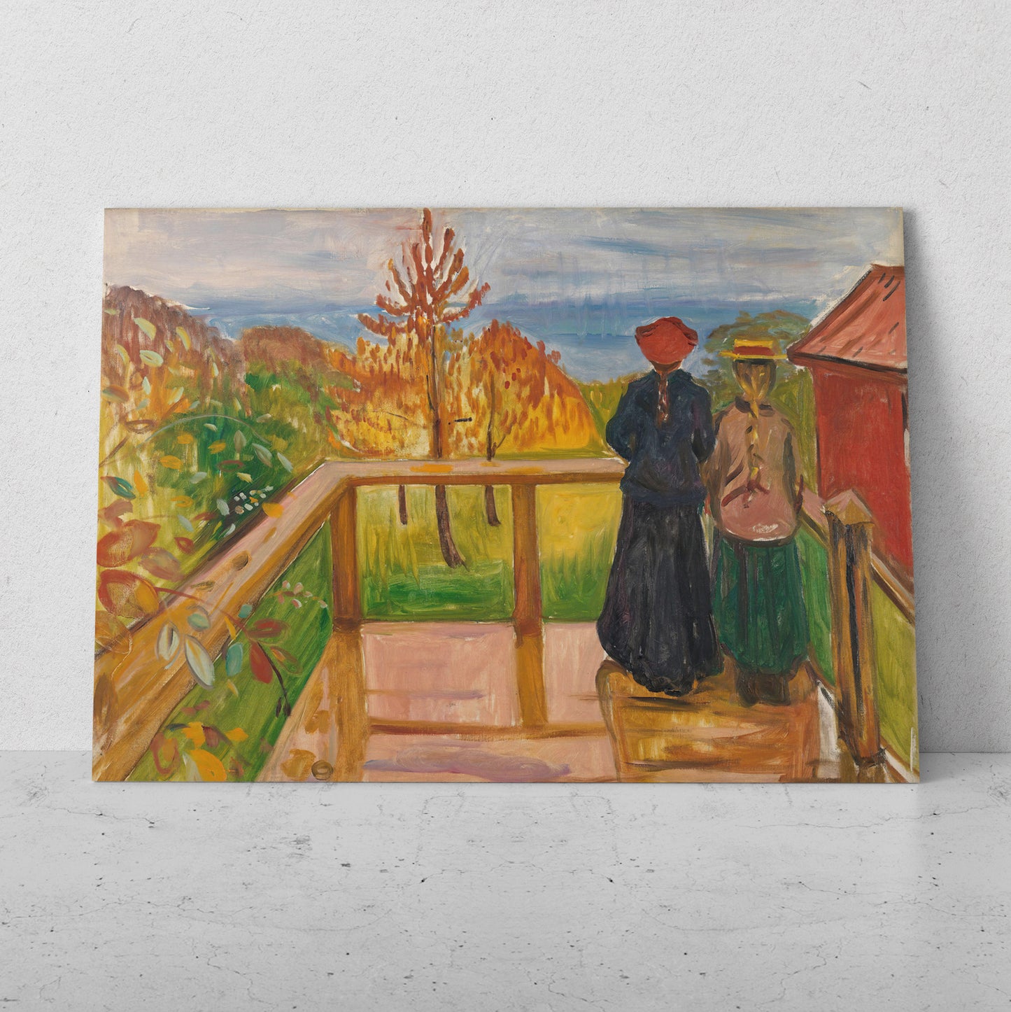 En la terraza - Edvard Munch (Horizontal)
