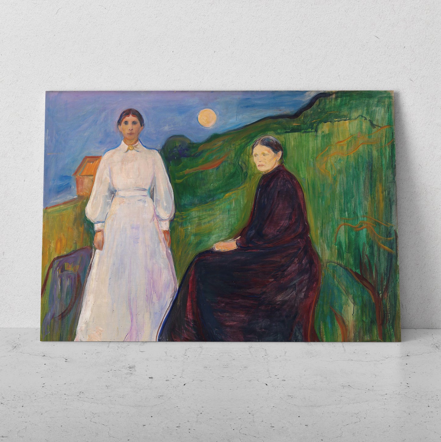 Madre e hija - Edvard Munch (Horizontal)