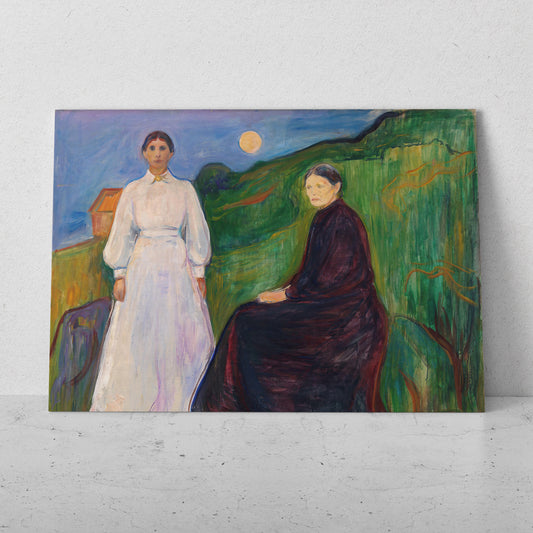 Madre e hija - Edvard Munch (Horizontal)