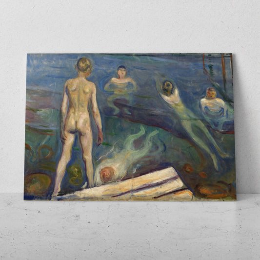 Niños bañándose - Edvard Munch (Horizontal)