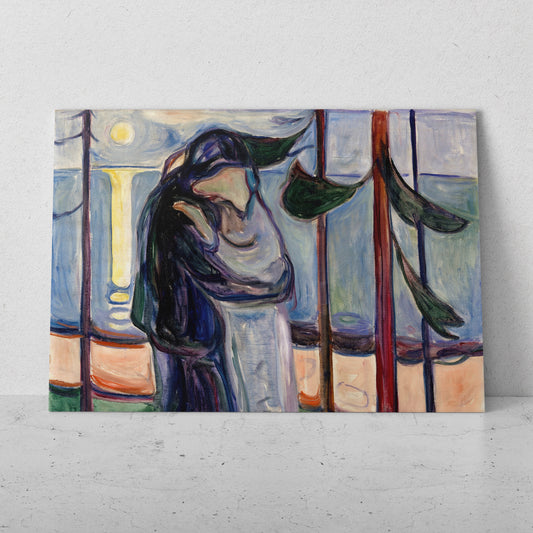 El Beso - Edvard Munch (Horizontal)