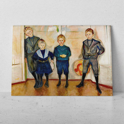 Los hijos del Dr. Linde - Edvard Munch (Horizontal)