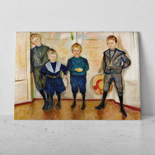 Los hijos del Dr. Linde - Edvard Munch (Horizontal)