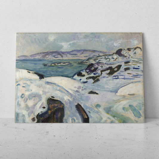 Invierno en la costa - Edvard Munch (Horizontal)