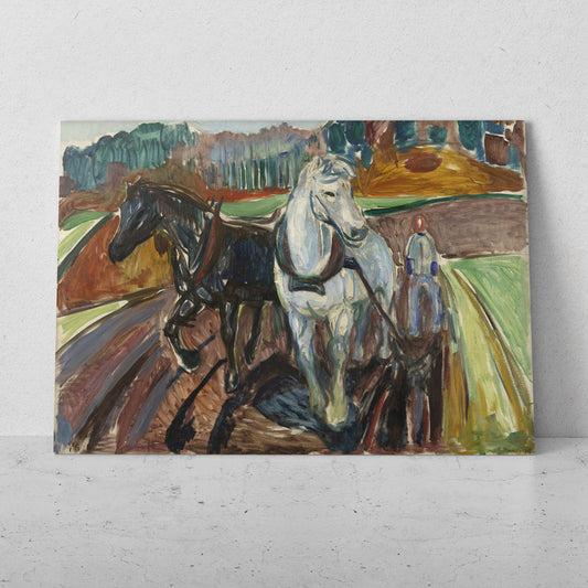 Arado de otoño - Edvard Munch (Horizontal)