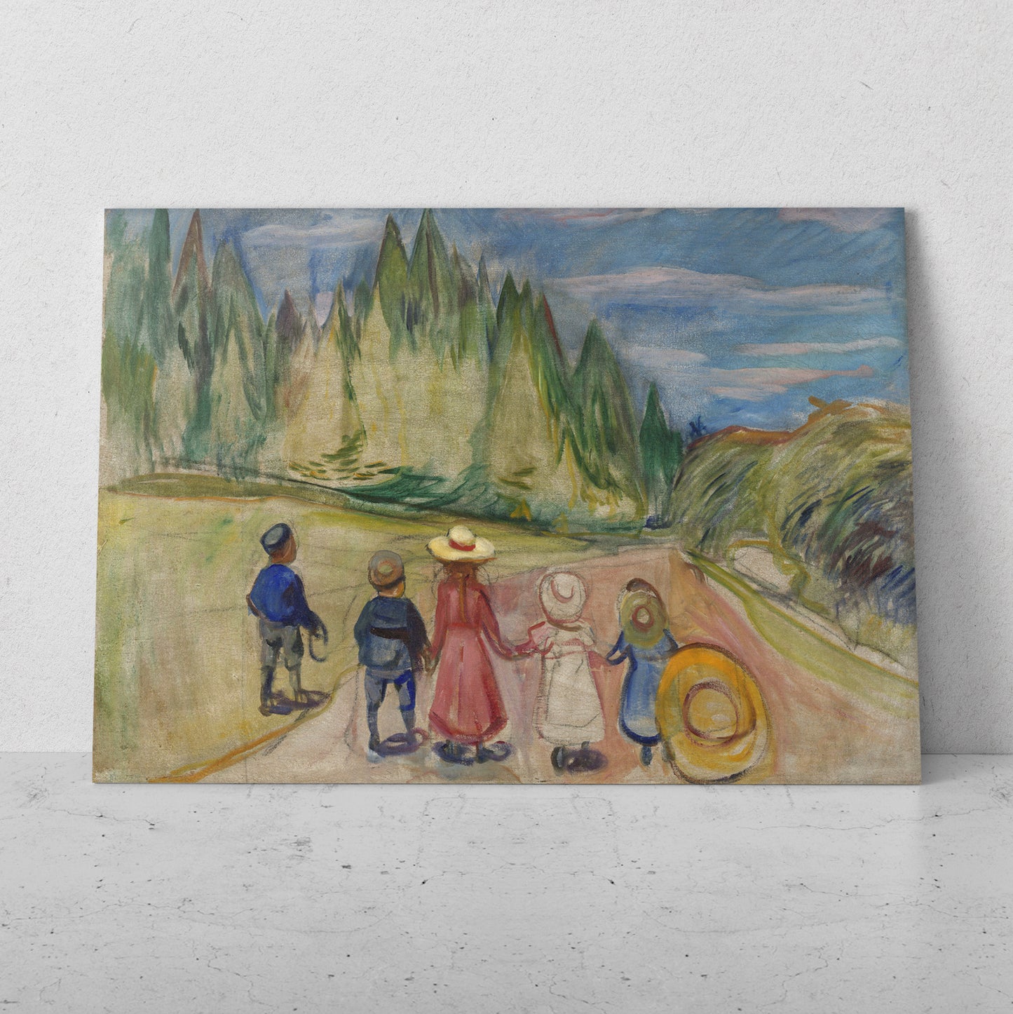 El bosque de los cuentos de hadas - Edvard Munch (Horizontal)