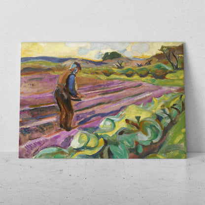 El sembrador - Edvard Munch (Horizontal)